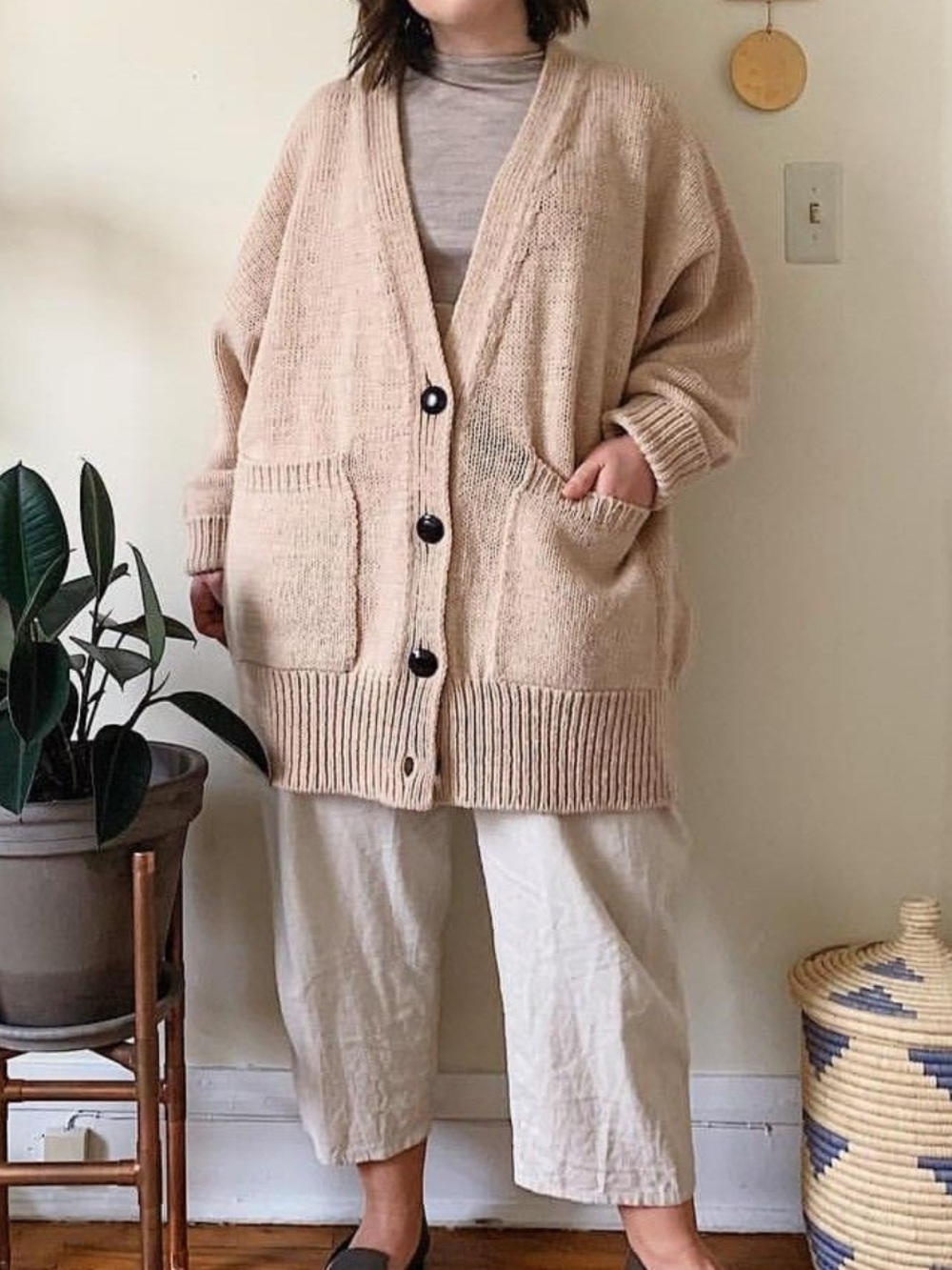 Babaa No17 Oversized Coat Cardigan